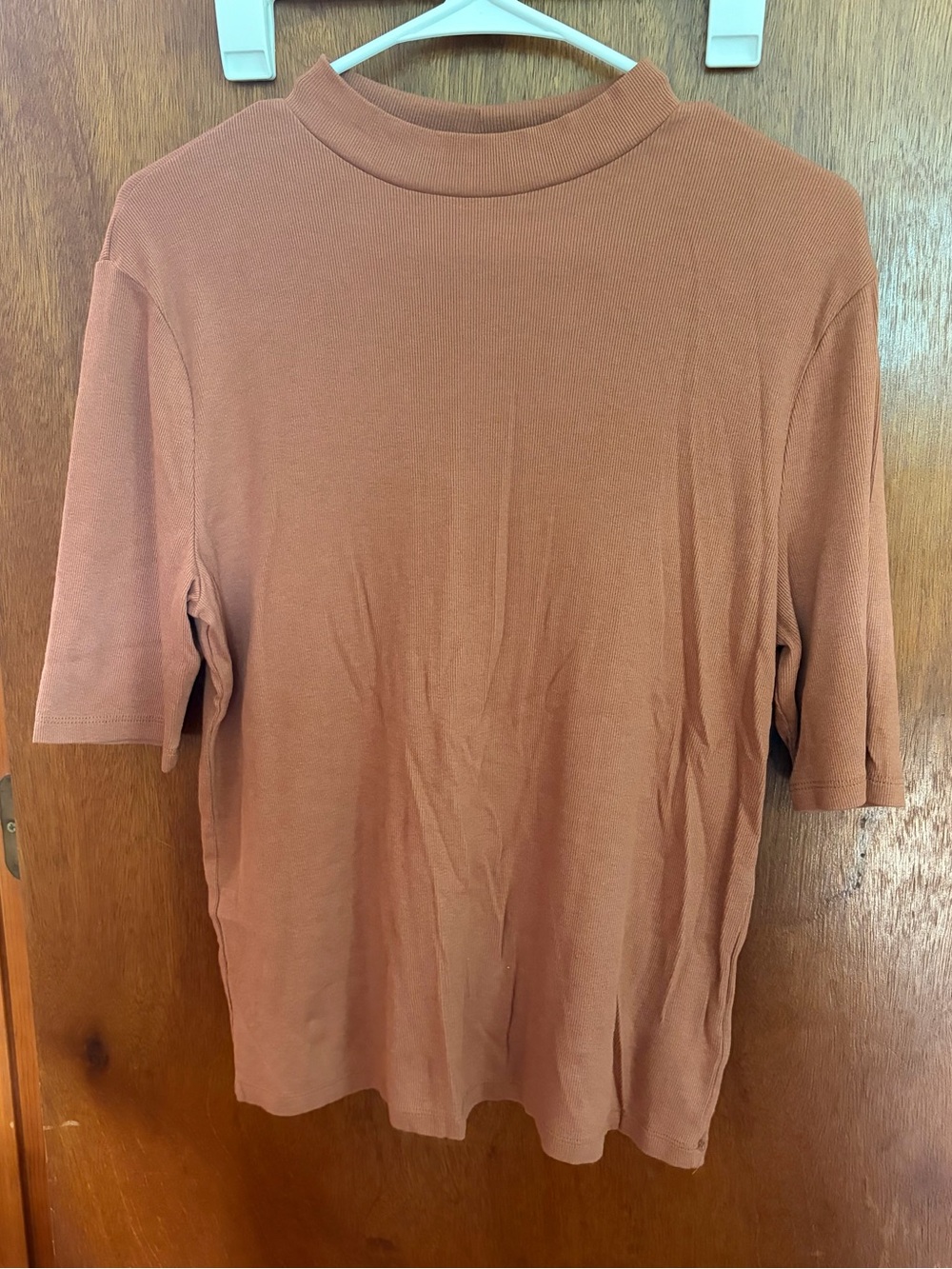 a new day Short Sleeve Mock Neck Top